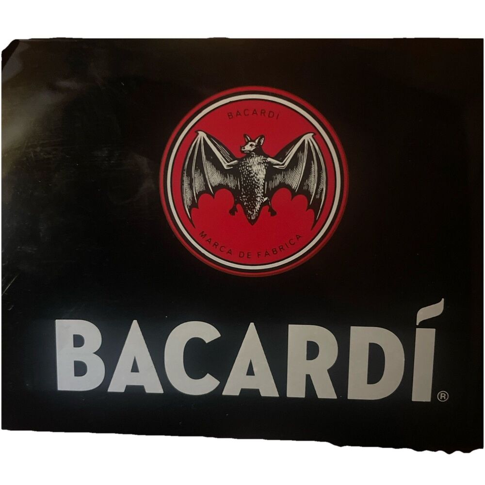Barcardi Bar Napkin And Straw Holder Home Bar Restaurant Man Cave
